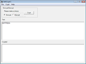 SafeCrypt screenshot