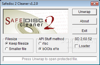 Safedisc 2 Cleaner screenshot