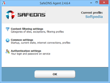 SafeDNS Agent screenshot