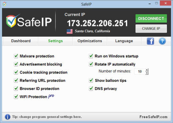 SafeIP screenshot 2
