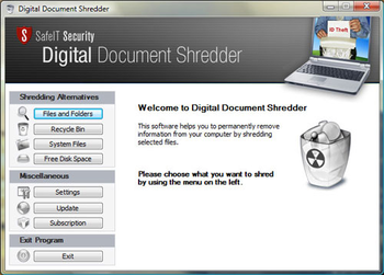 SafeIT Digital Document Shredder screenshot 2