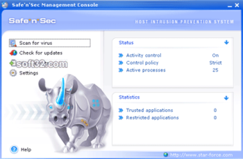 Safe`n`Sec 2009 screenshot