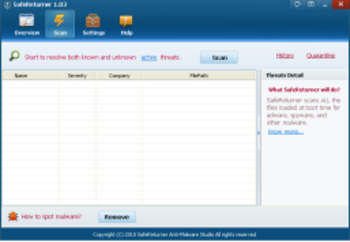 SafeReturner Plus screenshot