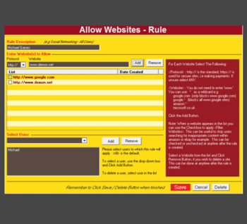 Safesoft Browser screenshot