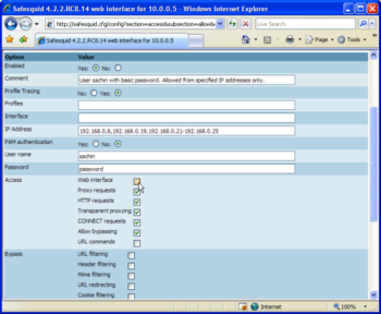 SafeSquid Business Edition screenshot 2