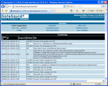 SafeSquid Business Edition screenshot 3