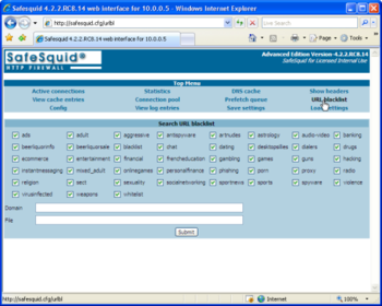 SafeSquid Business Edition screenshot 9