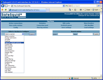 SafeSquid Personal screenshot