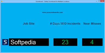 Safety Scoreboard for Multiple Locations screenshot