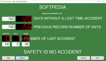 Safety Scoreboard Standard screenshot 2