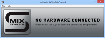Saffire MixControl screenshot