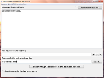 SAFKAS Podcast Downloader screenshot