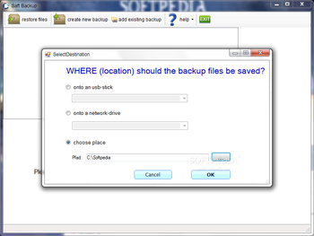 SaftBackup screenshot 2