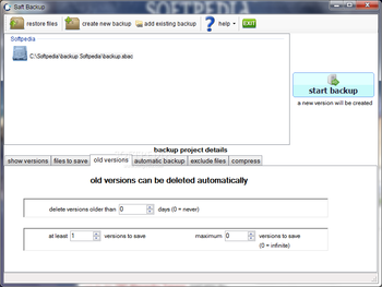 SaftBackup screenshot 3