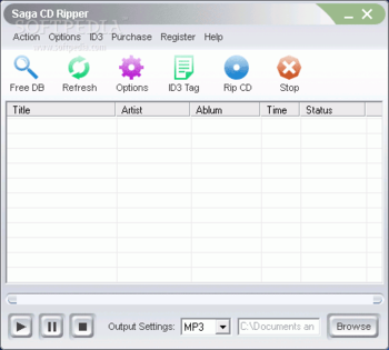 Saga CD Ripper screenshot