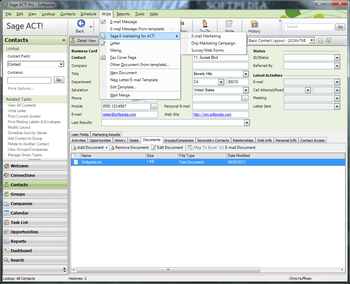 Sage ACT! Pro screenshot 18