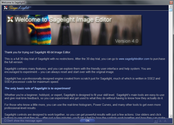 Sagelight Image Editor screenshot