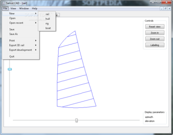Sailcut CAD screenshot 2