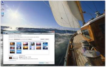 Sailing Windows 7 Theme screenshot