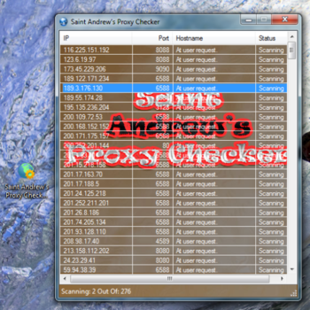 Saint Andrew's Proxy Checker screenshot