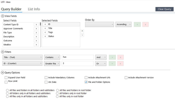 Saketa CAML Query Builder screenshot 4