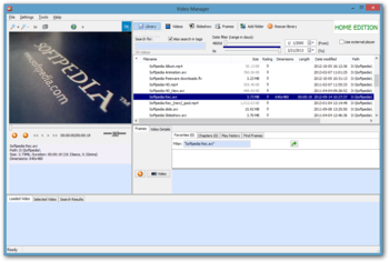 Saleen Video Manager screenshot