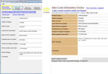 Sales Leads Info Tracking screenshot 3