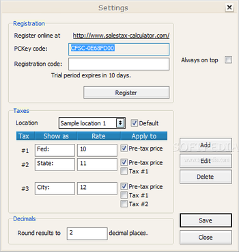 Sales tax calculator with reverse screenshot 4