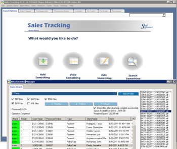 Sales Tracking screenshot