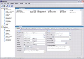 SalesExec Sales Manager screenshot