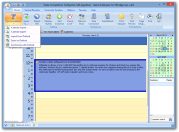 Salon Calendar for Workgroup screenshot 2