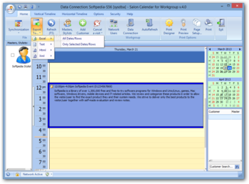 Salon Calendar for Workgroup screenshot 3