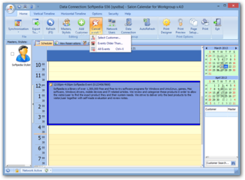 Salon Calendar for Workgroup screenshot 4