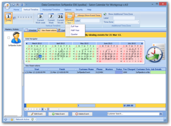 Salon Calendar for Workgroup screenshot 5