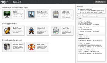 Salt SAP Change Intelligence Software screenshot