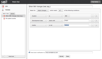 Salt SAP Change Intelligence Software screenshot 10