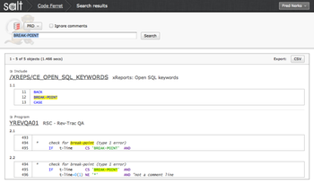 Salt SAP Change Intelligence Software screenshot 3