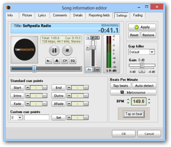 SAM Broadcaster LITE screenshot 10