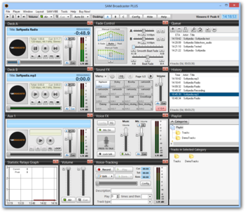 SAM Broadcaster PLUS screenshot