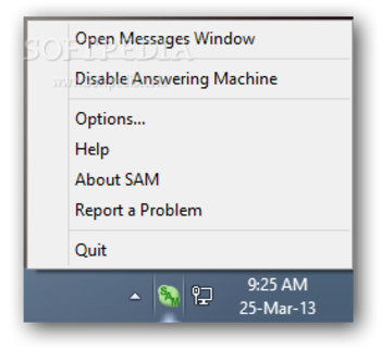 SAM - Skype Answering Machine screenshot