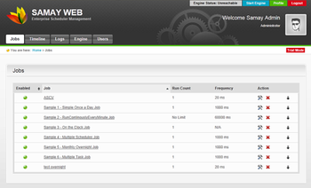 Samay .NET Scheduler Enterprise screenshot