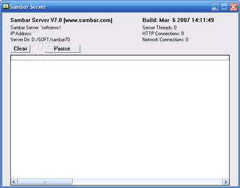 Sambar Server screenshot