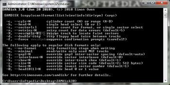 SAMdisk screenshot