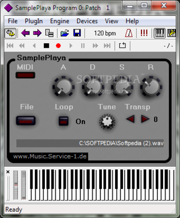 SamplePlaya screenshot