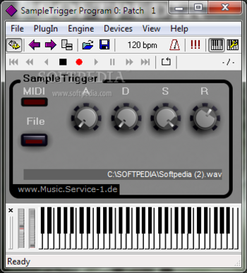 SampleTrigger screenshot