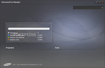 Samsung Drive Manager screenshot