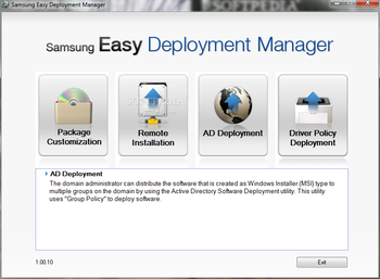 Samsung Easy Deploy Manager screenshot