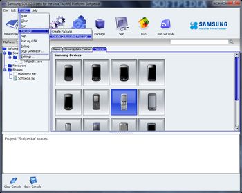 Samsung Java SDK screenshot 2
