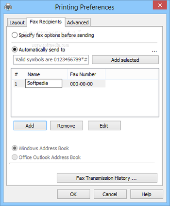 Samsung Network PC Fax screenshot 2