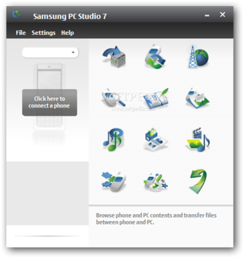 Samsung PC Studio screenshot